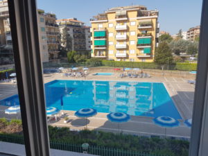 Casa con piscina durante mi Erasmus en Roma