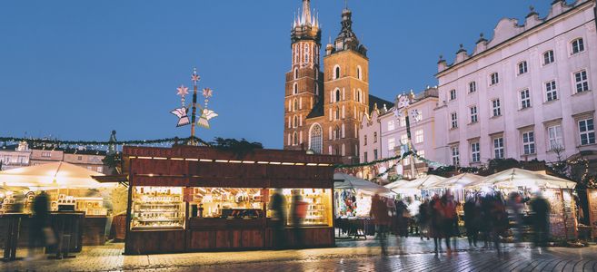 Mercado navideño en Cracovia, Estonia