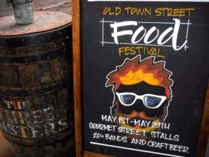 Edinburgh old town food festival